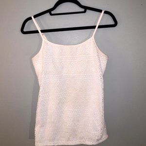 White Lace Express Sexy Stretch Bra Cami